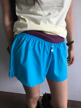 Neon button shorts (2color)