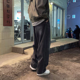 LMN Forten Teen Brush Balloon Denim Pants (2 colors)