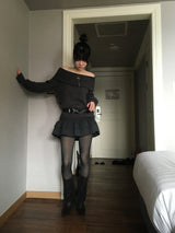 Stiletto warmer wrinkle boots