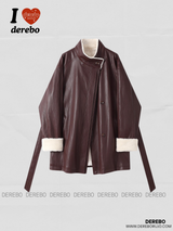 Signature Leather Warm Half Coat