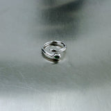 Curved Stone Open Ring
