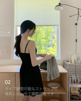 【MADE】Satin mini dress