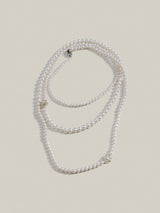 Sea Sparkle Long Pearl Necklace