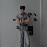 ASCLO Coolever Two Tuck Wide Denim Pants (3color)