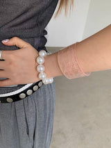 Lace flower bangle(2color)