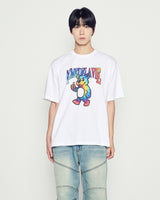 25FW COLOR MIX AC BEAR SHORT SLEEVE T-SHIRT WHITE