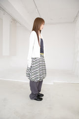 balloon check stopper skirt(2colors)