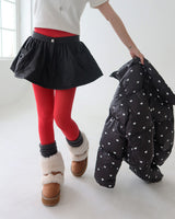 Quilting Padding Flare Miniskirt