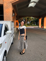 Whale Midi Skirt
