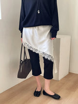 イージー アンクルレングス カプリ パンツ