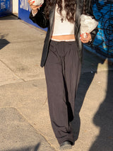 [MADE] BORRETT SHIRRING STRAP PANTS