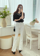 Return Back Pocket Stretch Bootcut Pants
