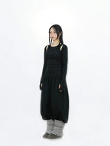 BOLERO LONG SLEEVE TEE (BLACK)