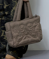 CUDDLE PADDED SHOULDER BAG (BROWN)_F24ZE913