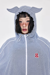 Wing Check Windbreaker Navy