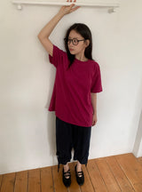[unisex] Sioni Basic Layered Short Sleeve Tee