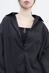 Steel Square Necklace