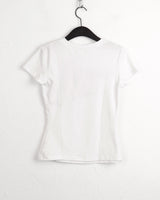 Doodle tattoo printing slim short sleeve t-shirt