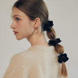 MINI VELVET SCRUNCHIE (BLACK)
