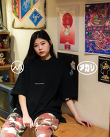 マネキ‐カイジュウブラック Tシャツ (BLK)