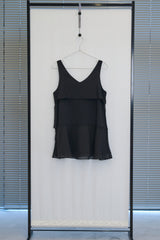 フレアラッフルドレス (Black)