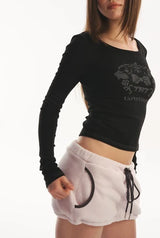 Dotty tee - black