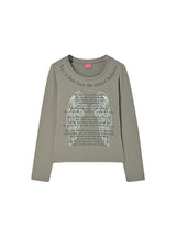 SCOOP NECK L/S SAND