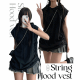 Viscence String Sleeveless Hood (4 colors)