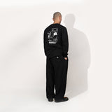 JUST REACH LONG SLEEVE T-SHIRT(BLACK)