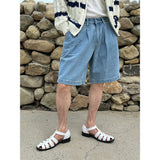 [S/S] Pin tuck denim short pants (5color)