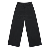 24FW BASIC LOGO NYLON SET UP PANTS BLACK 