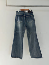 Boy Fit Straight Wide Bootcut Jeans