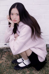 Winter rabbit hoodie (PINK)