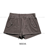 Fold cargo pocket low shorts