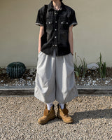 Weron Regular Denim Short Sleeve Shirt