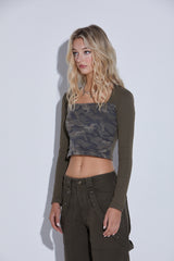 EYELET CARGO PANTS