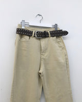 [SET]Arden bootcut pants + belt (3color)