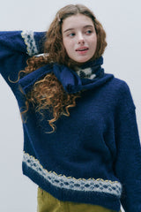 Winter Warmie Knit [Navy]