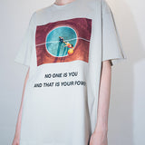 Dunk over tee beige