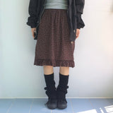 frillog dot skirt