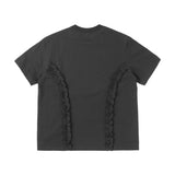 Moses Frill Tee - Charcoal