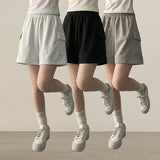 Daily Cargo Banding Sweatshirt Short Training Pants