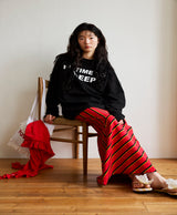 frill jersey scarf