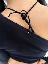 HEART PENDANT NECKLACE LACE NECKLACE - 2 SIZE