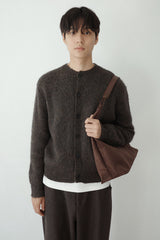 suede knot shopper bag