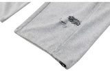 destroyed side tuck sweat pants (gray)