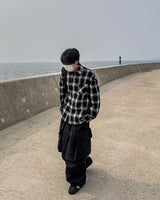 Retro Air Oversized Fit Check Shirt