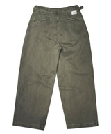 WASHED TAPERED PANTS KHAKI
