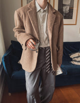 Brulee Wool Over Blazer