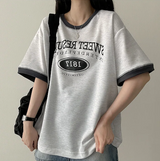 1817 カラーマッチングラウンド半袖Tシャツ